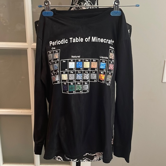 Boys Minecraft Periodic Table Shirt - Picture 1 of 4